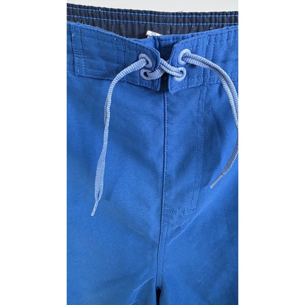 Nike Men's VTG Y2K Swim Trunks Board Shorts Blue & White Size XXL